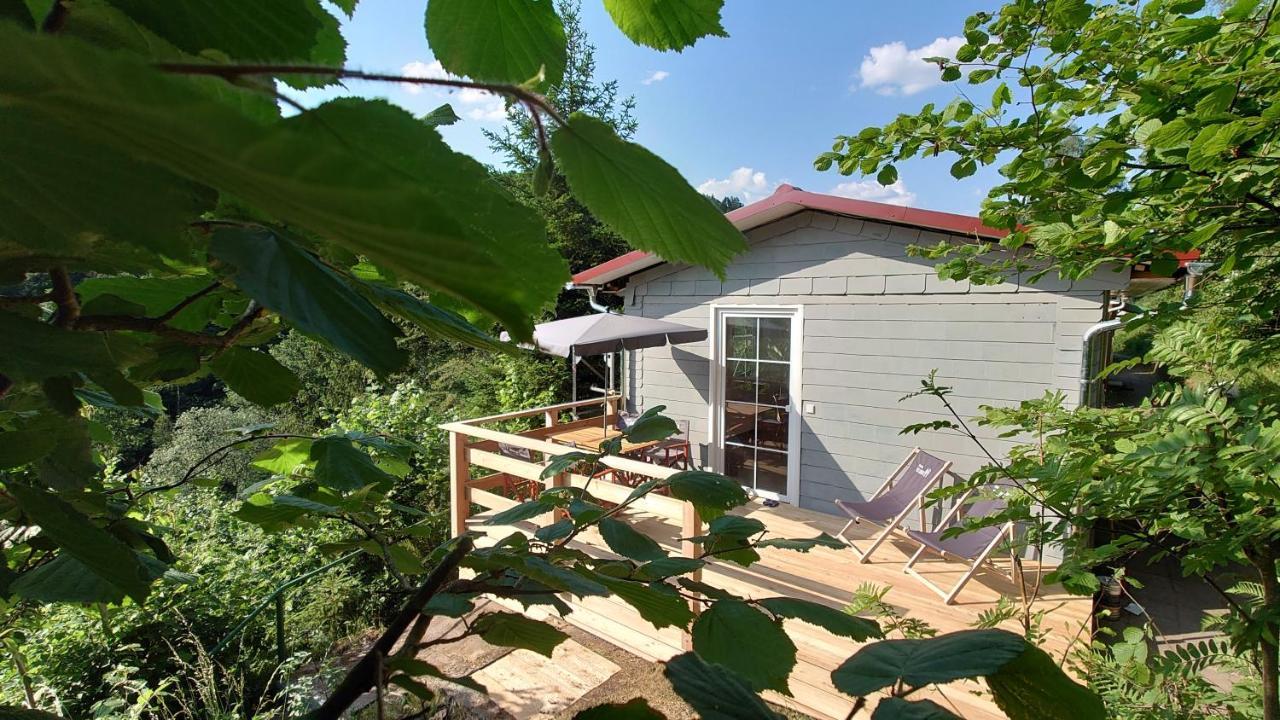 Ruhiges Ferienhaus Mit Sauna: Hellaberg III Langenbach  Ngoại thất bức ảnh
